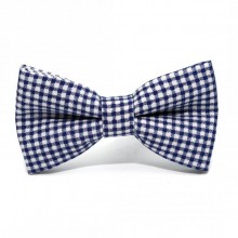 Галстук Бабочка SF Синяя В Клетку Ab-7208