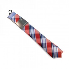 Набор Галстуков C&A 2В1 Синий, Красный В Клетку Ca-4015