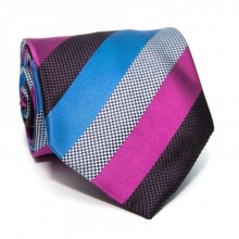 Галстук Rosso Fiorwntino Цветной В Полоску  Zn-1885