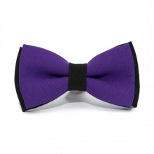 Галстук Бабочка SF Двухслойная Фиолетовая Ab-7209