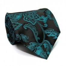Черный Галстук Zagi С Цветами Zn-1864