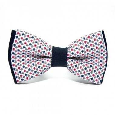 Галстук-Бабочка SF Двухслойная Разноцветная В Клетку Ab-7246