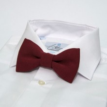 Галстук Бабочка SF Бордовая Однотонная Gof-1518