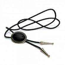 Галстук Боло SF Черный Камень  Bolo-52064