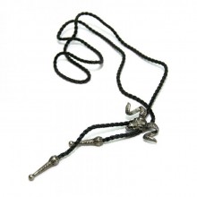 Галстук Боло SF Череп Быка Серебристый Bolo-52085