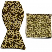 Набор SF Золотистая Бабочка и Платок в Точки Gbzn-333