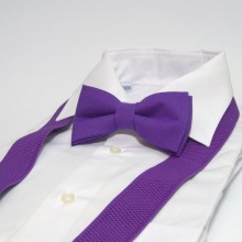 Фиолетовый Набор SF Подтяжки И Бабочка Abp-12012