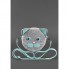 Фетровая Детская Сумка Miss Kitty С Кожаными Бирюзовыми Вставками Bn-Bag-21-Felt-T