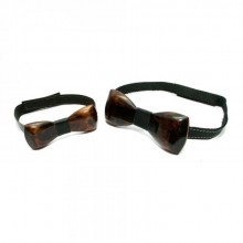 Набор SF Деревянные Галстуки Бабочки для Сына и Отца Темная Gbdh-9013