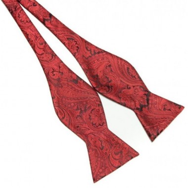 Галстук Бабочка Самовяз SF Красная Пейсли Gb-33-27