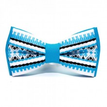 Голубая Галстук-Бабочка SF с Вышивкой Ab-7235