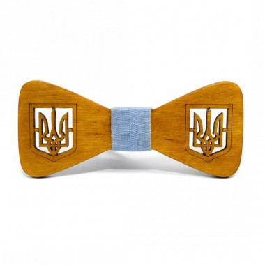 Деревянная Бабочка с Гербом Украины Gbdh-8406