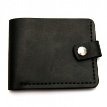 Черный Кожаный Мужской Кошелек SF Skg-10006