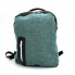 Тканевый Рюкзак SF 30x35 см В Бирюзовом Цвете Smr-22043