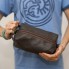 Косметичка SF Темно-Коричневая Тканевая Ksm-28010