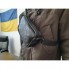 Кожаная Черная Бананка 20х15 см SF Прямоугольная на одно отделение на молнии Smk-20026