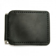 Черный Кожаный Зажим Для Денег SF Skg-10001