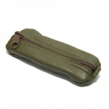 Кожаная Ключница SF Цвета Хаки На Замок Skg-10098