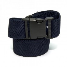 Стрейчевый Удлиненый Темно-Синий Ремень ширина 4 см застежка Фастекс SF Rgn-2176