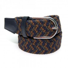 Ремень SF Стретчевый В Зигзаг Цвет Синий, Коричневый И Хаки Rgn-2236