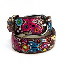 Детский Бордовый Ремень С Рисунком Rdr-6069