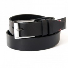 Удлинений Мужской Черный Классический Кожаный Ремень Andro Для Брюк 3,5 См Rgb-4204