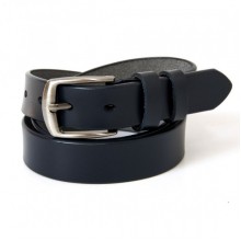 Женский кожаный темно-синий ремень Belts ширина 2,5 см RGND-7178