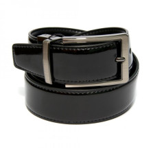Двусторонний Черный Кожаный Ремень Alon Z-350770