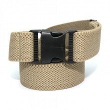 Стрейчевый Ремень SF Бежевого Цвета ширина 4 см застежка Фастекс Rgn-2182
