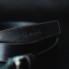 Мужской поясной ремень ручной работы из натуральной итальянской кожи ширина 3,5 см длина под заказ Черный
