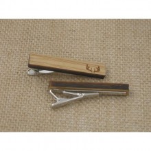 Деревянный Зажим Для Галстука С Рогами Оленя Zag-9040