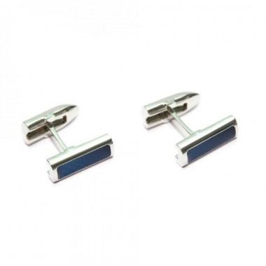 Запонки SF Двухсторонние Синие Zph-1244