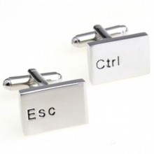 Запонки SF для Айтишников компьютерные клавиши Esc и Ctrl Zph-1029