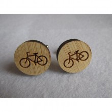 Деревянные Запонки Велосипед Dzp-0647