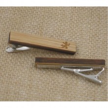 Деревянный Зажим Для Галстука С Ящерицей Zag-9066