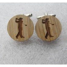 Деревянные Запонки Гольф Dzp-0667