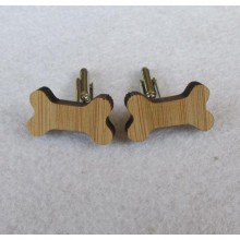 Деревянные Запонки Кость Dzp-0685