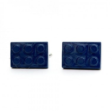 Запонки SF Конструктор Синие Zph-1133