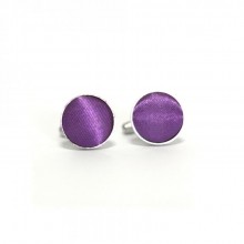 Круглые Запонки SF Фиолетовые Однотонные Zphs-3111