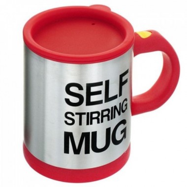 Чашка-мешалка Self Stirring Mug 350 мл Red