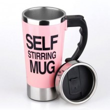Кружка-мешалка Self Stirring Mug 350 мл Pink Кружка-мешалка Self Stirring Mug 350 мл Pink