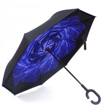 Зонт обратного сложения Vip-brella Азалия Синяя роса Зонт обратного сложения Vip-brella Азалия Синяя роса