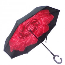 Зонт обратного сложения Vip-brella Азалия Красная роса Зонт обратного сложения Vip-brella Азалия Красная роса
