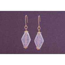 Серьги розовый кварц (ср-рзк-065)