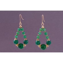 Серьги нефрит (ср-нфр-067)