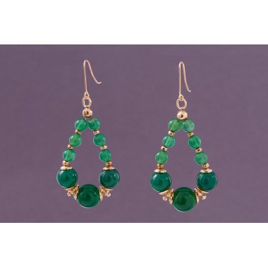 Серьги нефрит (ср-нфр-067)