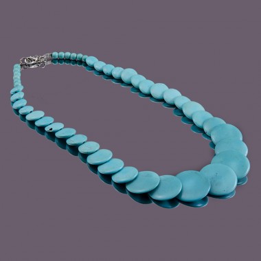 Бусы бирюза (бс-брз-015)