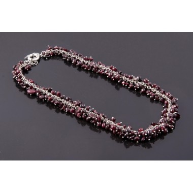 Бусы гранат (бс-грн-062)
