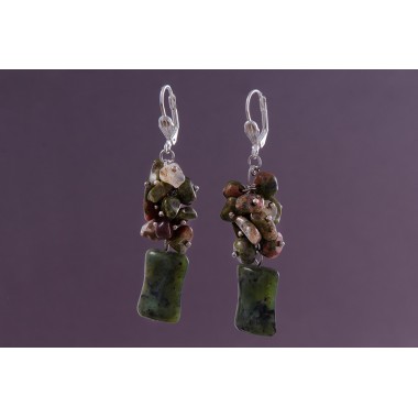 Серьги яшма (ср-яшм-089)