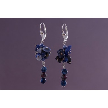 Серьги содалит (ср-сдл-007)